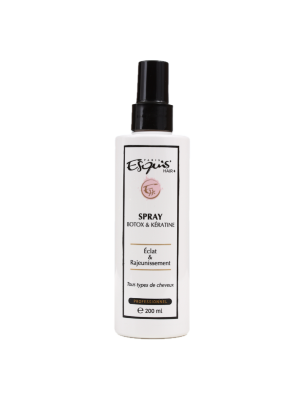 Spray renforçant Botox et kératine