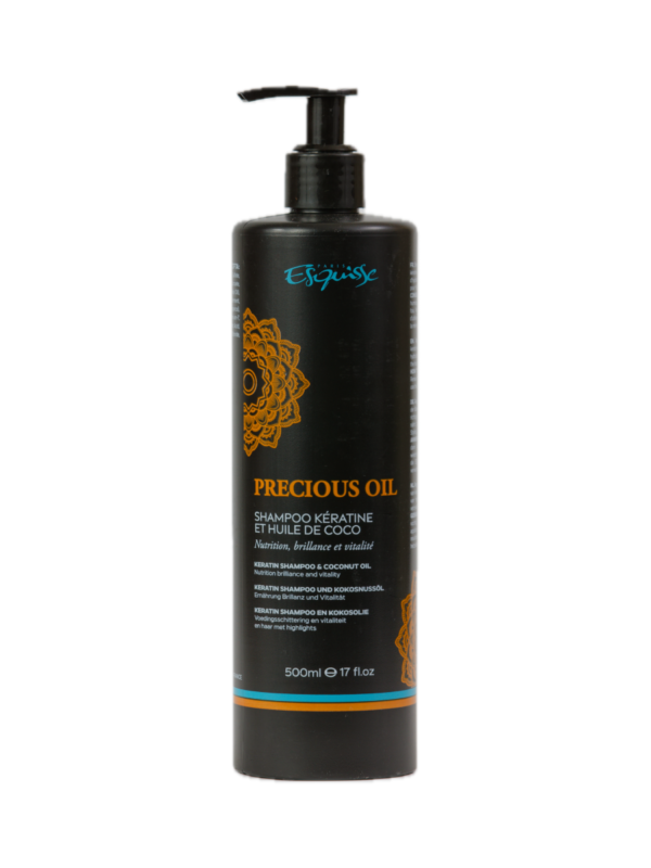 Shampoing "Precious Oil" Kératine et Huile de Coco