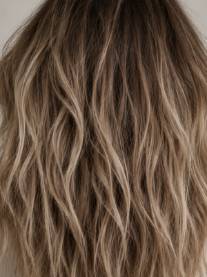 Cheveux colorés
